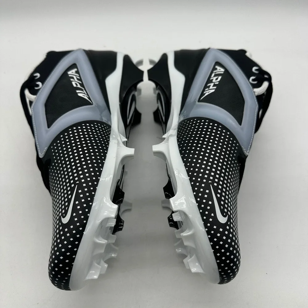 Nike FZ7702-005 Mens‎ Size 13 Alpha Menace Pro 3 Black/White Football Cleats